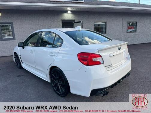 Crystal White Pearl 2020 Subaru WRX Limited