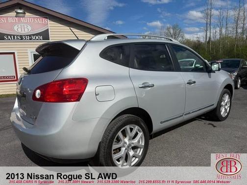 Brilliant Silver Metallic 2013 Nissan Rogue SV w/SL Pkg