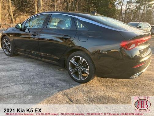 Black 2021 Kia K5 EX