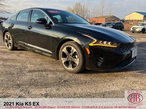 Black 2021 Kia K5 EX