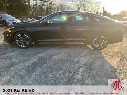 Black 2021 Kia K5 EX