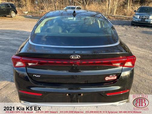 Black 2021 Kia K5 EX