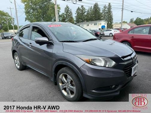 Gray 2017 Honda HR-V EX
