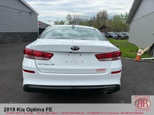 White 2019 Kia Optima FE