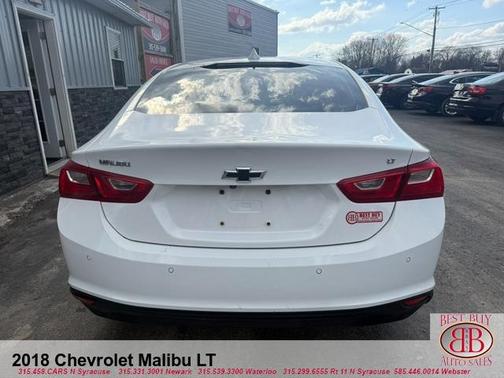 White 2018 Chevrolet Malibu LT