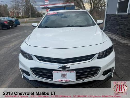 White 2018 Chevrolet Malibu LT