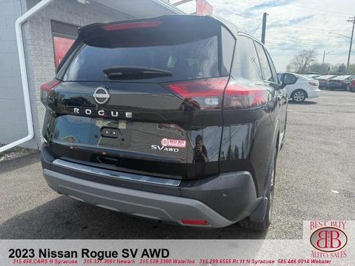 Black 2023 Nissan Rogue SV