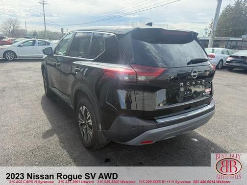 Black 2023 Nissan Rogue SV