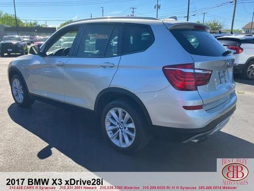 Gray 2017 BMW X3 xDrive28i