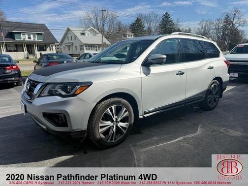 Gray 2020 Nissan Pathfinder Platinum
