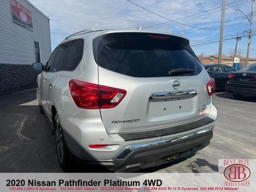 Gray 2020 Nissan Pathfinder Platinum