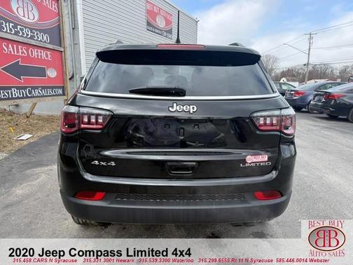 Black 2020 Jeep Compass Limited