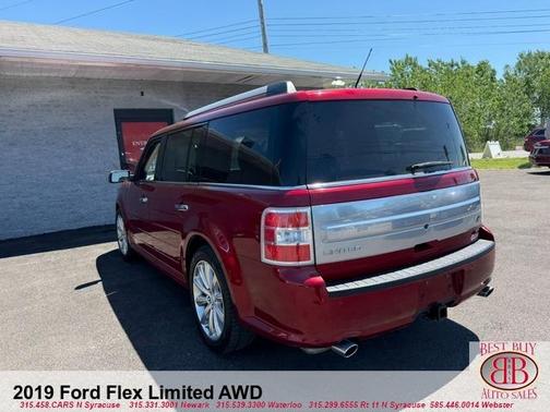 Maroon 2019 Ford Flex Limited