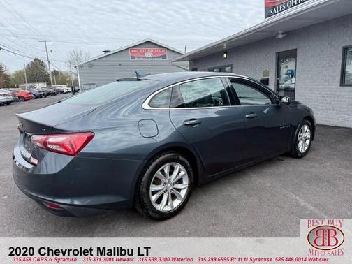 Gray 2020 Chevrolet Malibu LT