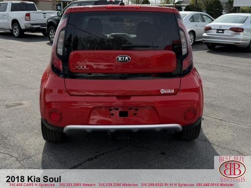 Red 2018 Kia Soul +