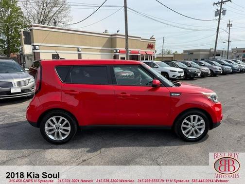 Red 2018 Kia Soul +