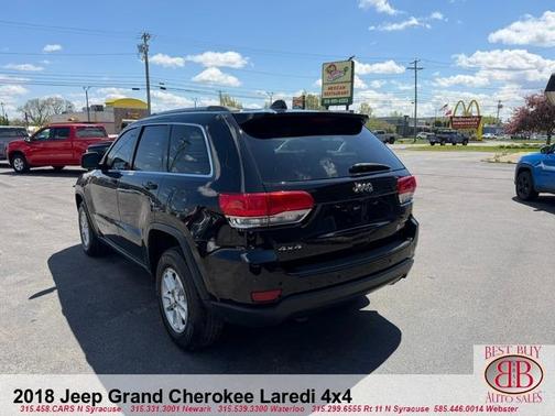 Black 2018 Jeep Grand Cherokee Laredo