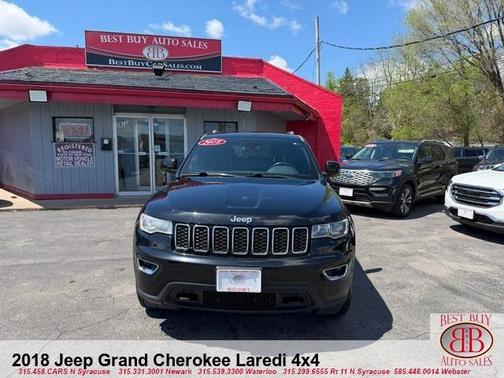 Black 2018 Jeep Grand Cherokee Laredo