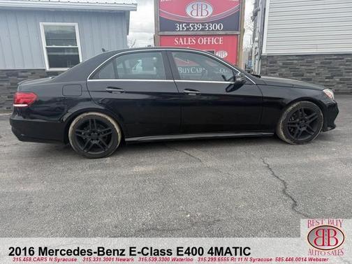 Black 2016 Mercedes-Benz E-Class E 400 4MATIC