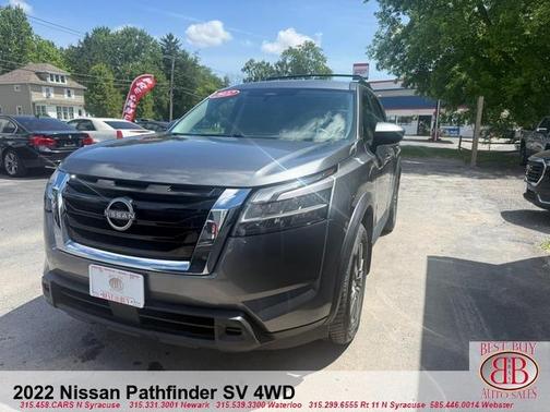 Gun Metallic 2022 Nissan Pathfinder SV