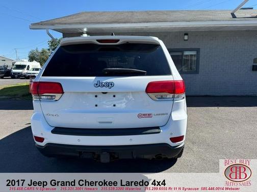 White 2017 Jeep Grand Cherokee Laredo