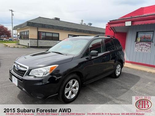 Crystal Black Silica 2015 Subaru Forester 2.5i Premium