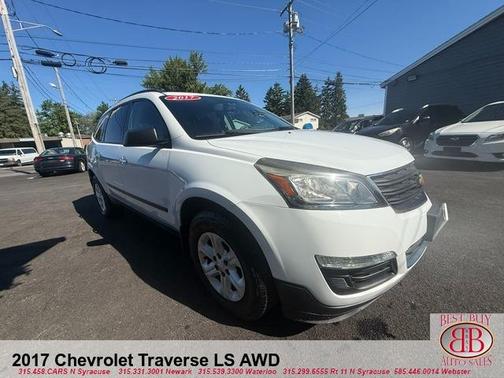 White 2017 Chevrolet Traverse LS