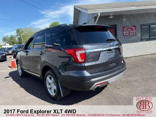 Gray 2017 Ford Explorer XLT