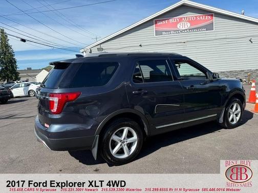 Gray 2017 Ford Explorer XLT