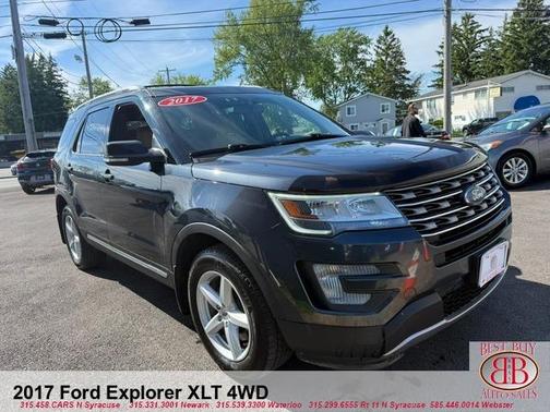 Gray 2017 Ford Explorer XLT