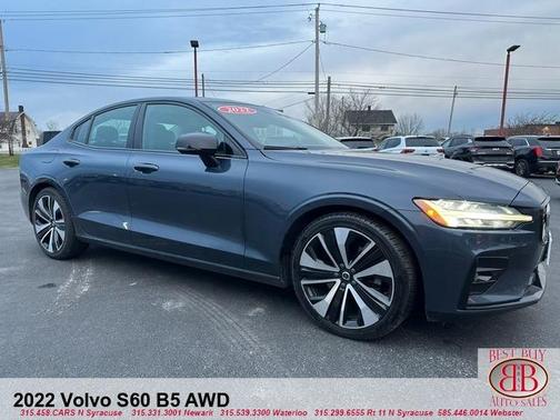 Blue 2022 Volvo S60 B5 Momentum