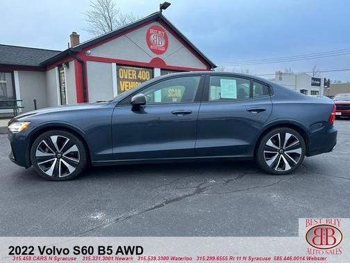 Blue 2022 Volvo S60 B5 Momentum