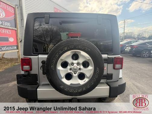 Gray 2015 Jeep Wrangler Unlimited Sahara