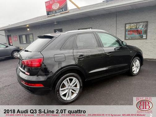 Brilliant Black 2018 Audi Q3 2.0T Premium