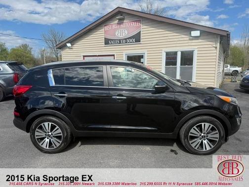 Black 2015 Kia Sportage EX