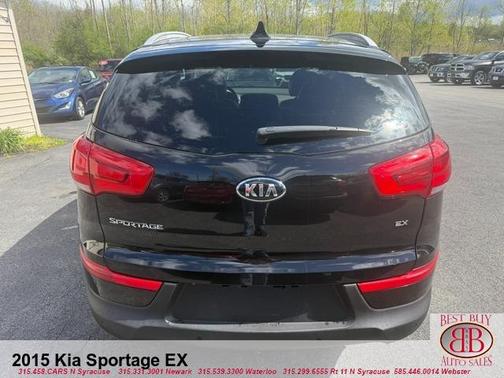 Black 2015 Kia Sportage EX