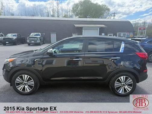 Black 2015 Kia Sportage EX