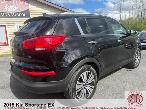 Black 2015 Kia Sportage EX