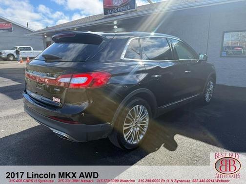 Black 2017 Lincoln MKX Reserve