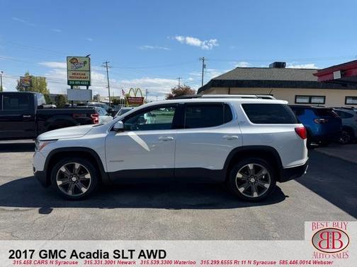 White 2017 GMC Acadia SLT-2