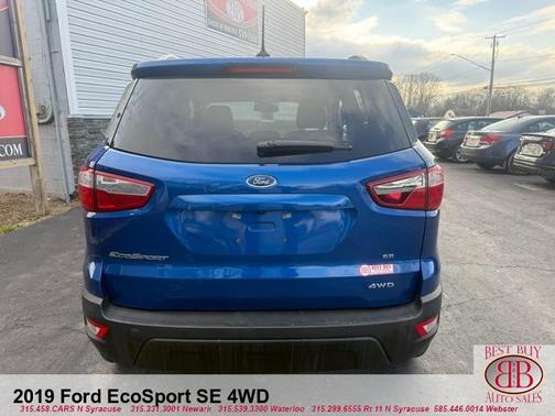 Blue 2019 Ford EcoSport SE
