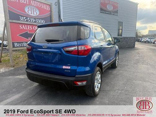 Blue 2019 Ford EcoSport SE