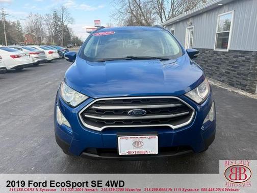 Blue 2019 Ford EcoSport SE