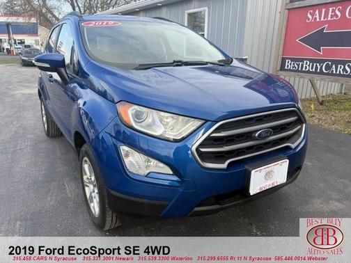 Blue 2019 Ford EcoSport SE