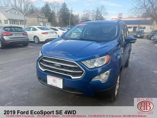 Blue 2019 Ford EcoSport SE