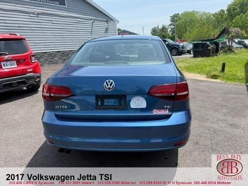 Silk Blue Metallic 2017 Volkswagen Jetta 1.4T S