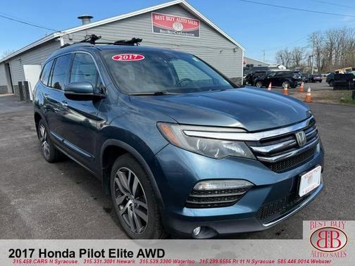 Blue 2017 Honda Pilot Elite