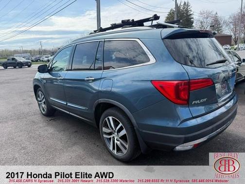 Blue 2017 Honda Pilot Elite