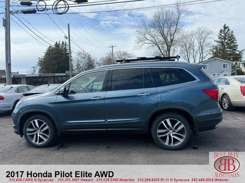 Blue 2017 Honda Pilot Elite
