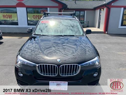 Black 2017 BMW X3 xDrive28i